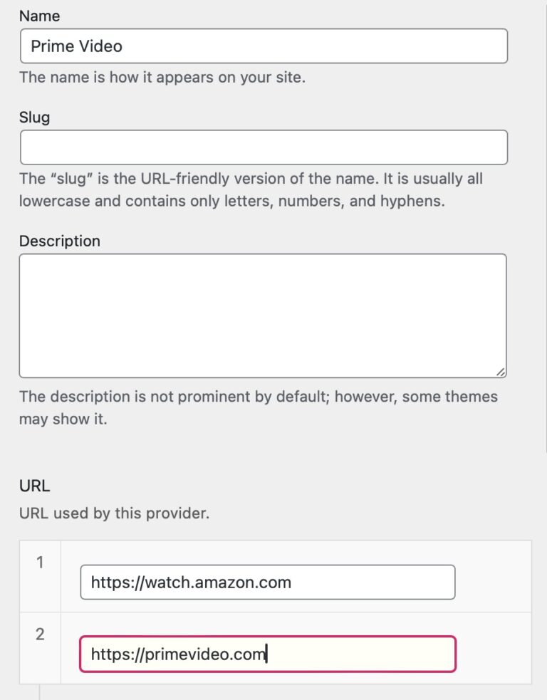 Watch Url Watch URLs - LezWatch.TV Documentation